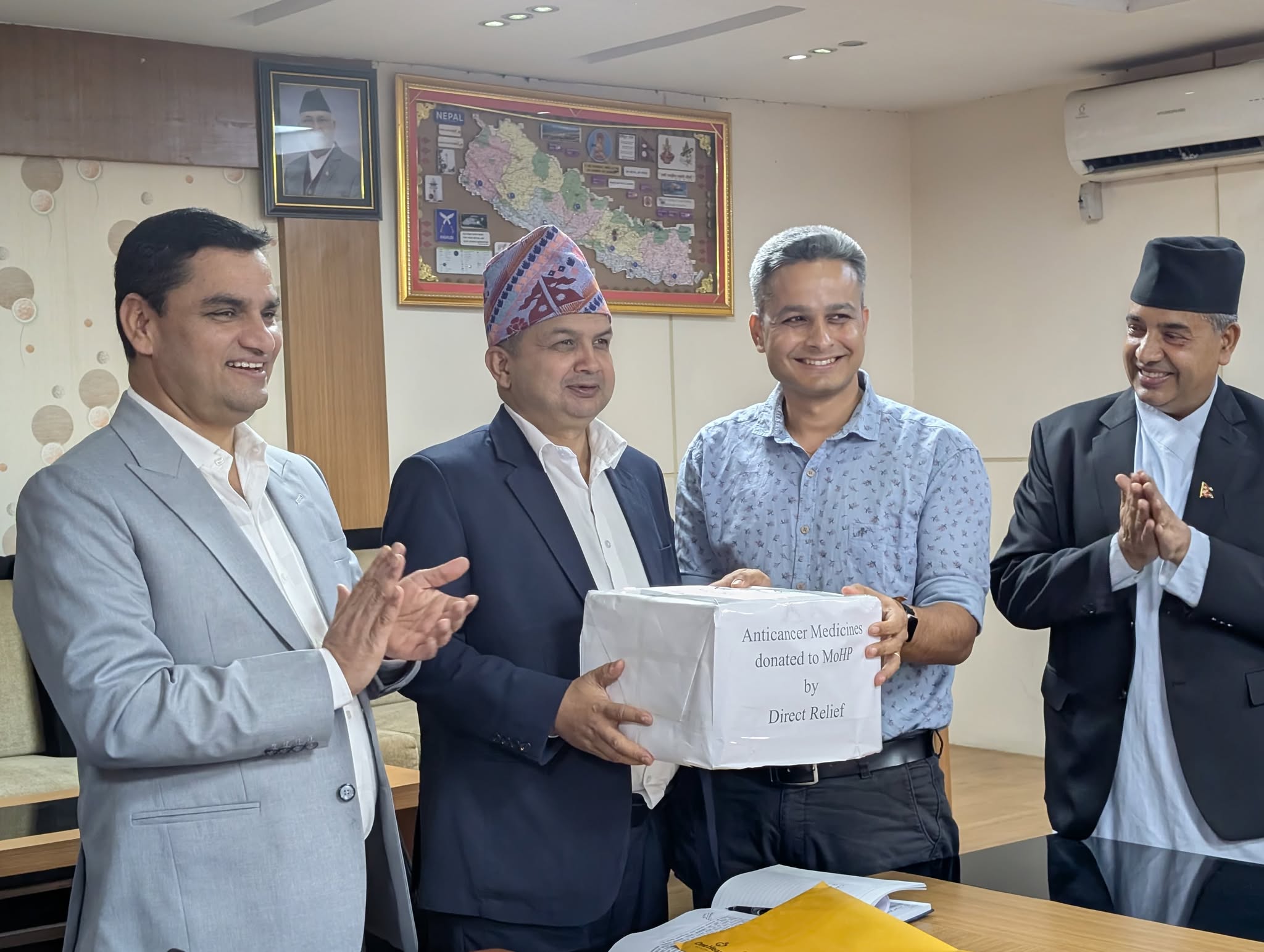 क्यान्सरको महँगो औषधी निःशुल्क दिने स्वास्थ्यमन्त्री पौडेलको निर्णय