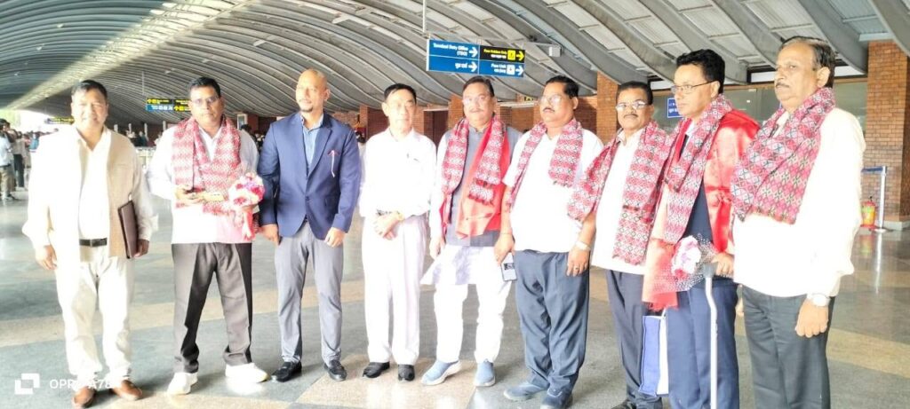 भारतका राज्यसभा सांसद मिथिलेस कुमार नेपाल भ्रमणमा