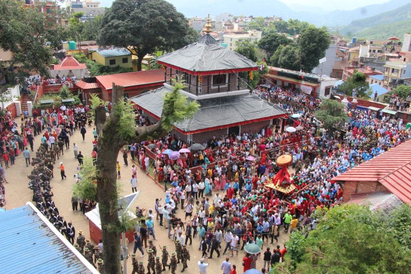 अंग्रेजलाई परास्त गरेको खुशियालीमा पाल्पामा आज भगवती जात्रा