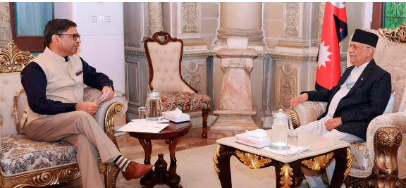 प्रधानमन्त्री ओलीलाई भारत भ्रमणको औपचारिक निम्तो