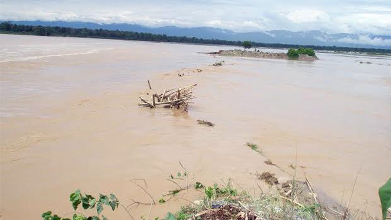 बर्दियाको किरिनखोलामा जलसतह सतर्कता तहभन्दामाथि