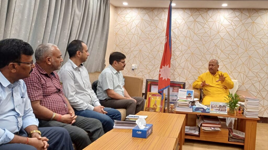 मधेसका मुख्यमन्त्री सिंहसँग भारतीय प्रतिनिधिमण्डलको भेट