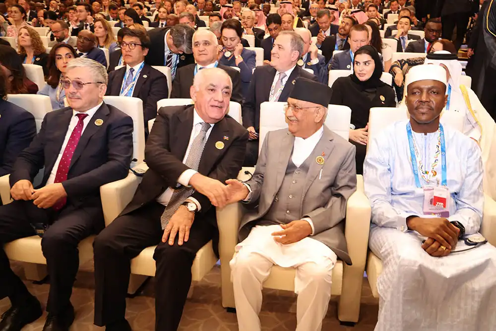 प्रधानमन्त्री ओली एलएलडिसी सम्मेलनको उद्घाटन समारोहमा सहभागी