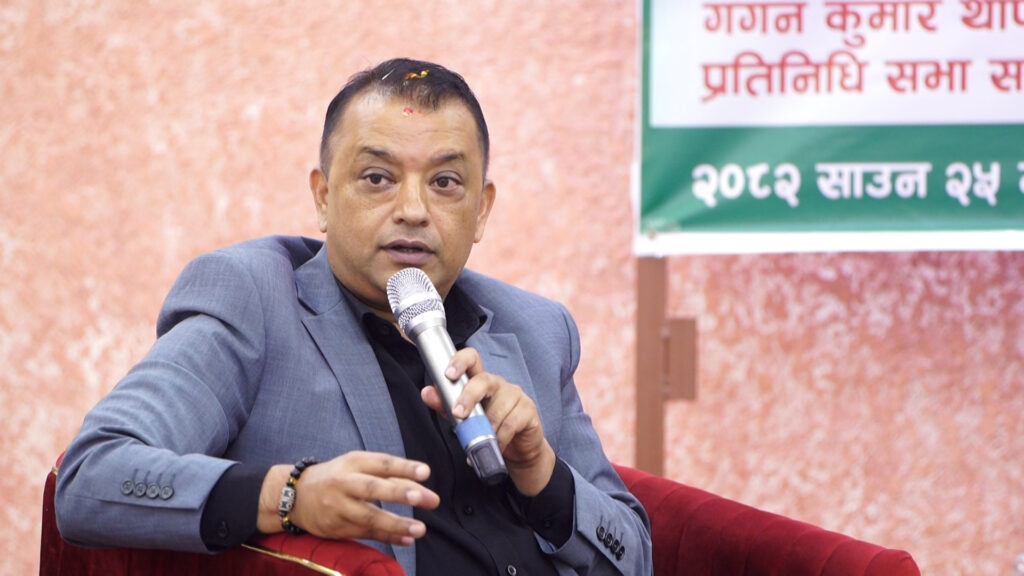 देउवा, ओली र प्रचण्डले राजनीतिबाट सन्यास लिए सबैभन्दा खुसी हुन्छु : महामन्त्री थापा