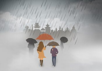 काठमाण्डौको सुन्दरीजलमा १ घण्टामै ३६ मिलिमिटर पानी पर्‍यो