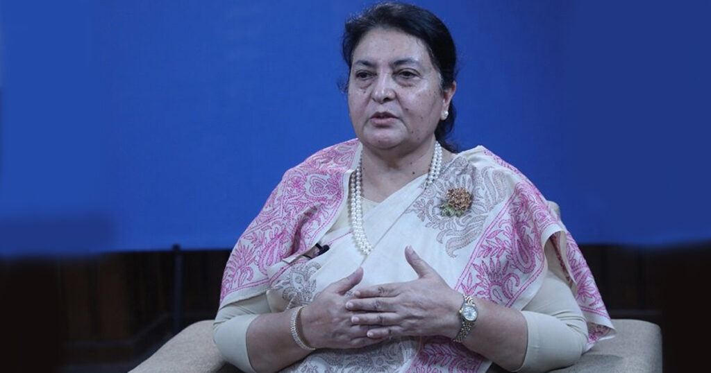 पूर्वराष्ट्रपति भण्डारी एमालेमै सक्रिय, थापागाउँ ‘गुटगाउँ’