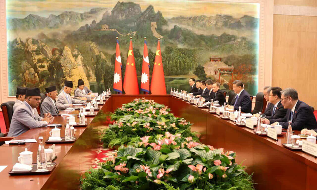 चिनियाँ राष्ट्रपति सीसामु ‘प्रधानमन्त्री ओलीले जनाए आपत्ति’