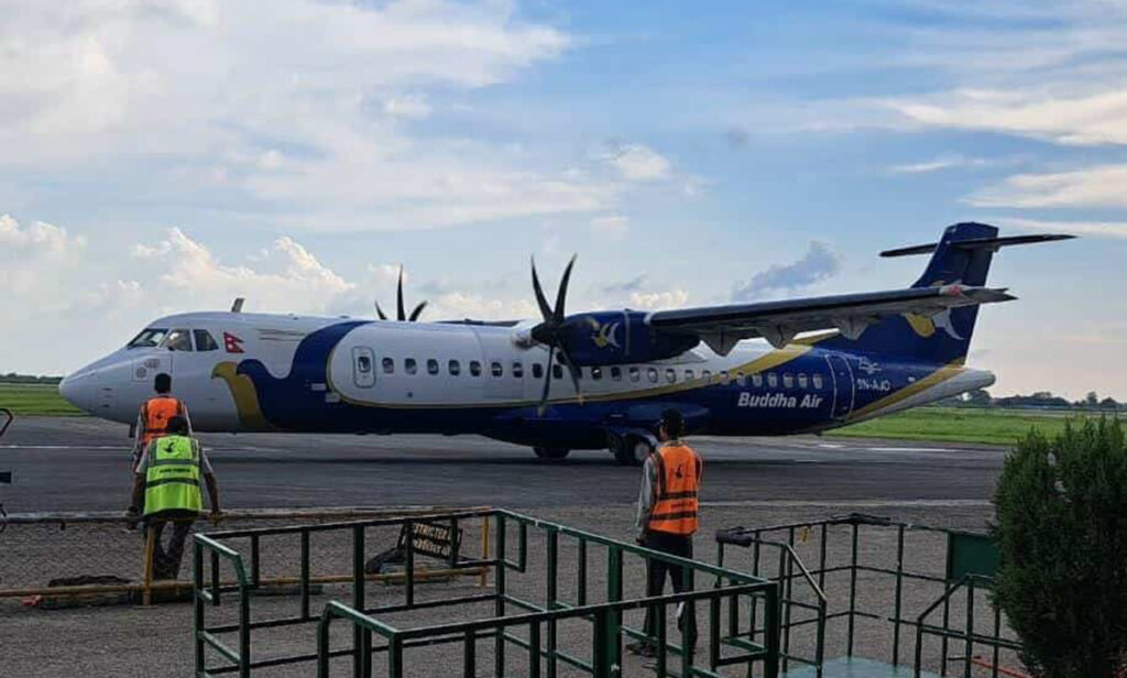 रवि लामिछाने सवार विमान भैरहवाबाट उड्यो