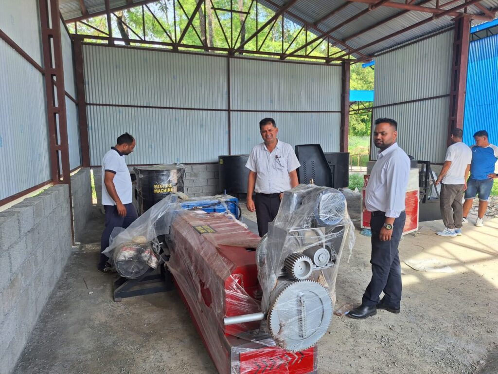 फोहरमैला प्रशोधन केन्द्रमा उपकरण जडान