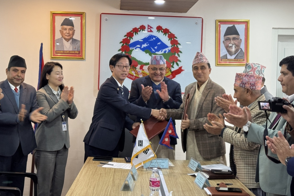 गण्डकी इन्स्टिच्युट अफ टेक्नोलोजीका लागि नेपाल–कोरिया बीच १ अर्ब २५ करोडको अनुदान सम्झौता