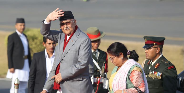 प्रधानमन्त्री ओली आज तुर्कमेनिस्तान जादै