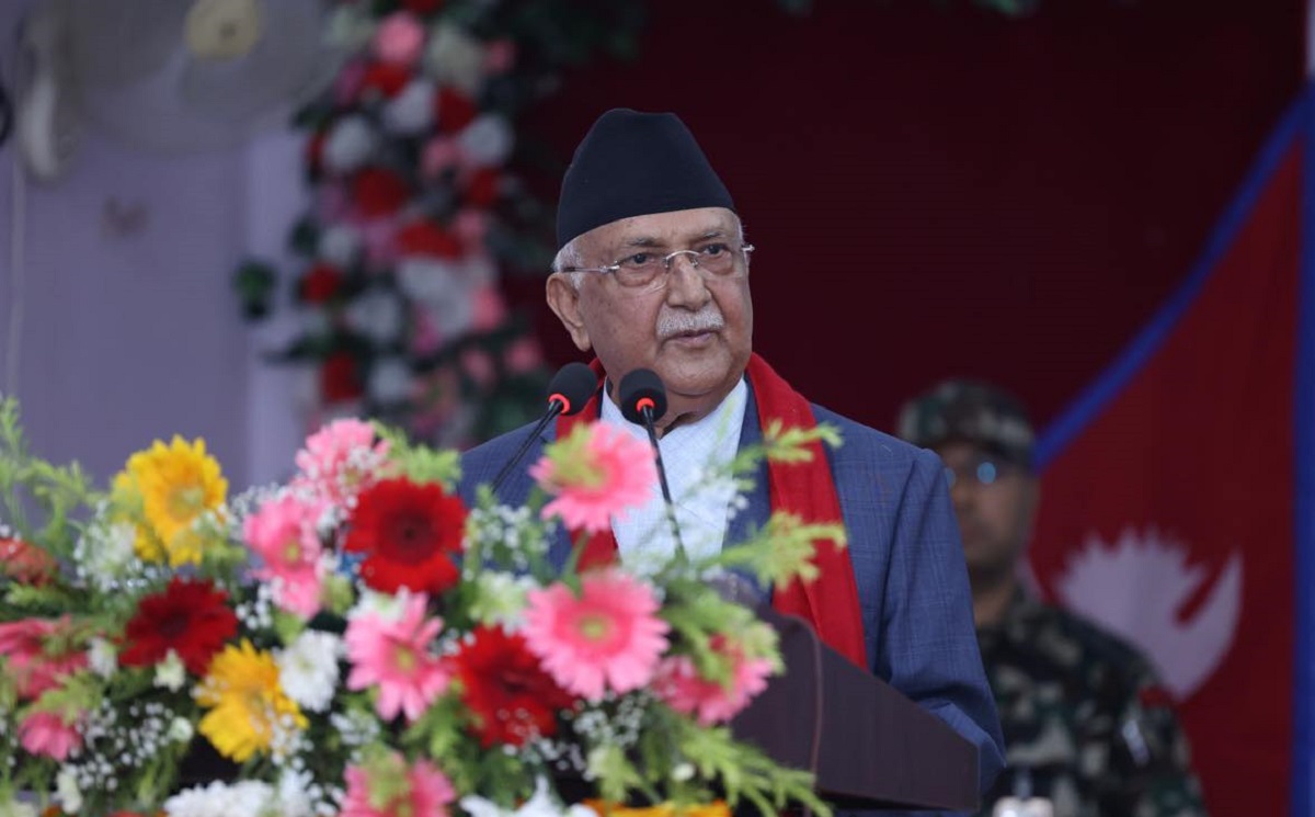 सुशासन र विकासमा केन्द्रित अभियान चलाउनुपर्ने : प्रधानमन्त्री ओली