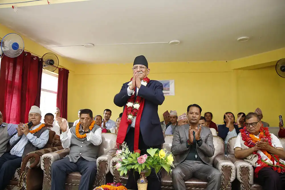 माओवादीको यो अभियान जनताको समस्या सिंहदरबारसम्म पुर्याउने अभियान हो- प्रचण्ड