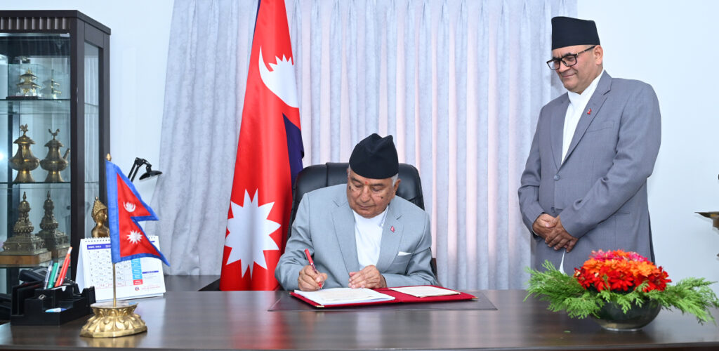 नेपाली समाजलाई बृहत् राष्ट्रिय एकताको सूत्रमा आबद्ध गरेको छ : राष्ट्रपति