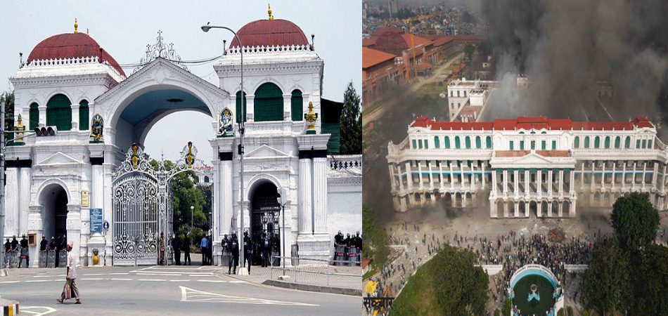 जेनजीले जलाएपछि एक शताब्दी पुरानो सिंहदरबारको इतिहास खरानी, कथामा परिणत !