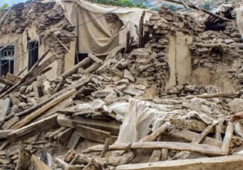 अफगानिस्तानमा २४ घण्टाभित्र तीन वटा भूकम्प, डब्लुएफपी र भारतको राहत सहयोग