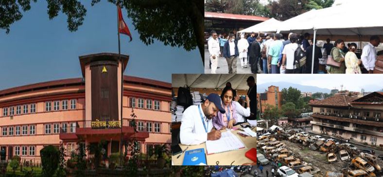 आगजनीपछिको संकटबीच सर्वोच्च अदालतले टेन्टबाट सुरु गर्‍यो सेवा