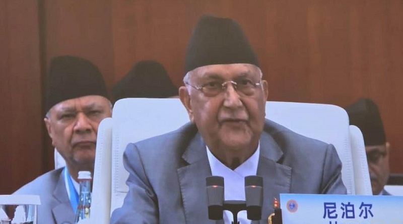 प्रधानमन्त्री ओलीबाट शाङ्घाइ शिखर सम्मेलनलाई सम्बोधन