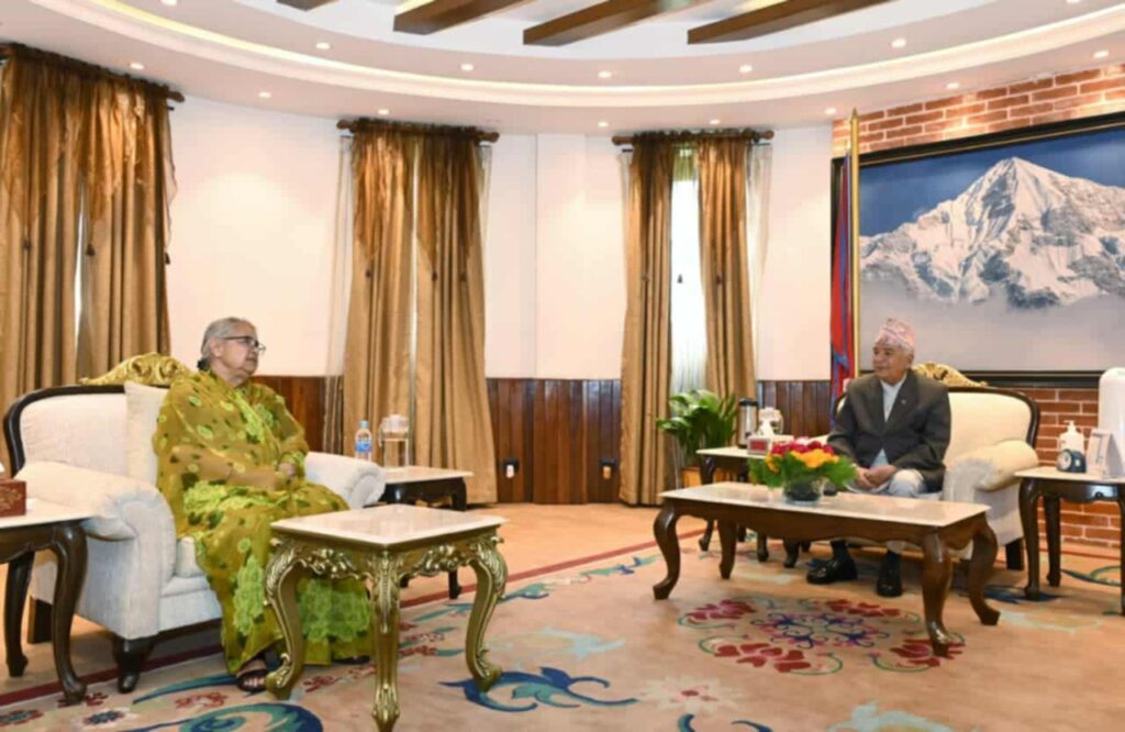राष्ट्रपति पौडेल र प्रधानमन्त्री कार्कीबीच निर्वाचन तयारीबारे छलफल