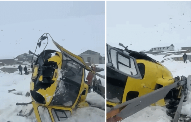 सोलुखुम्बुमा अल्टिच्युड एयरको हेलिकप्टर दुर्घटना, पाइलट सकुशल