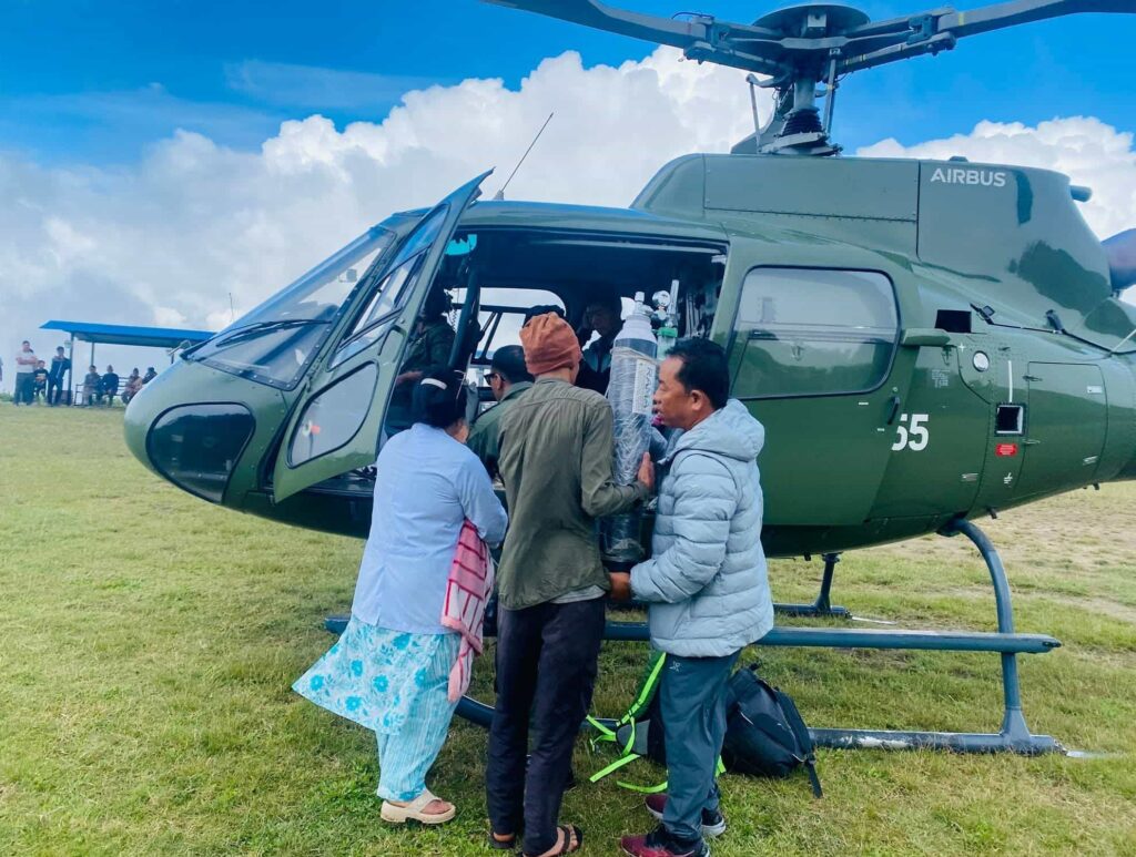 सुत्केरी र शिशुको उद्धार