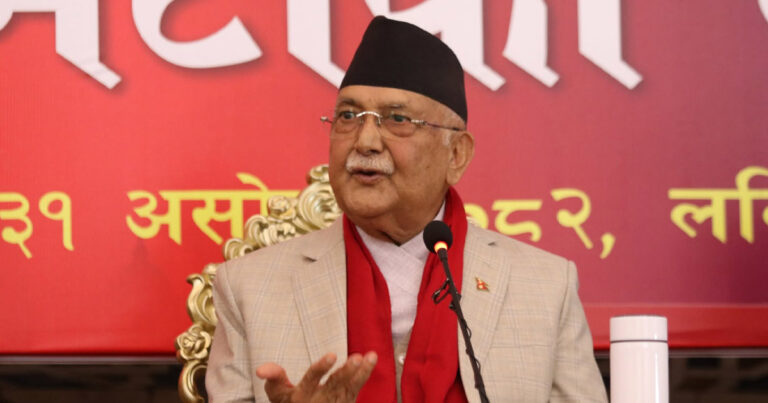 एमाले अध्यक्ष ओलीले बोलाए पत्रकार सम्मेलन