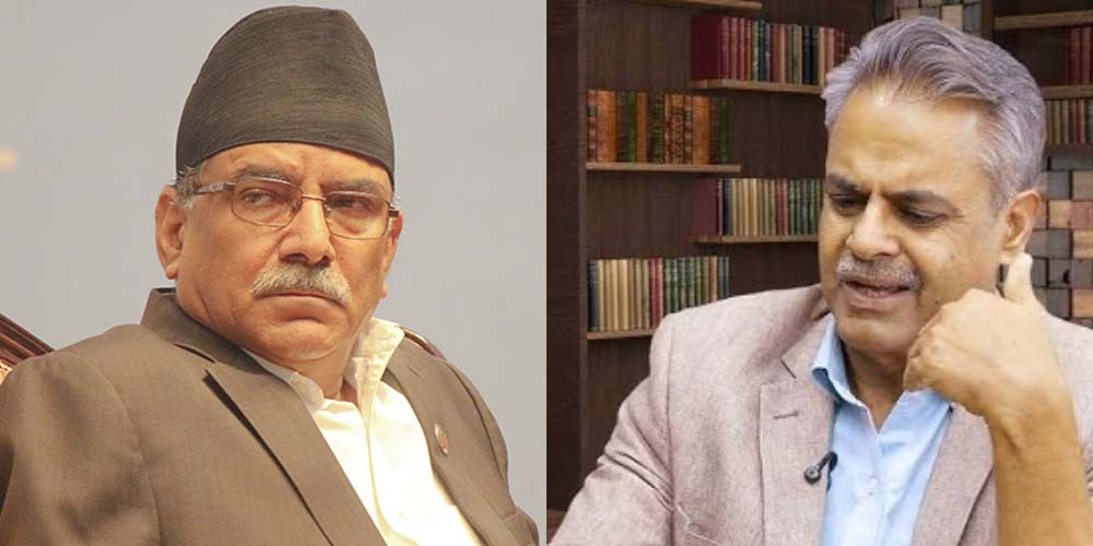 पूर्वएआइजी सुवेदीविरुद्ध प्रचण्डको सचिवालयले दियो साइबर ब्युरोमा उजुरी