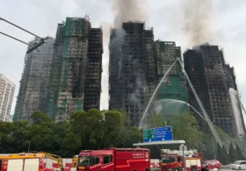 हङकङ आगलागीमा मृत्यु हुनेको संख्या ९४ पुग्यो