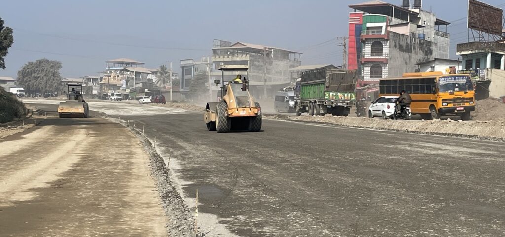 नारायणघाट–बुटवल सडक विस्तार राति मात्र