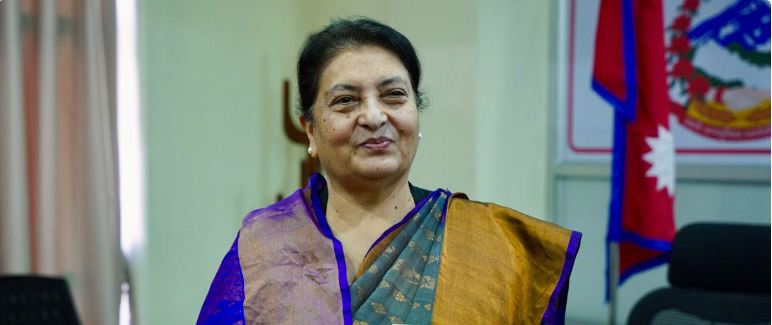 निर्वाचनको वातावरण बनाउन सरकार लाग्नुपर्छ : पूर्वराष्ट्रपति भण्डारी