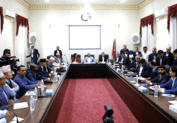 राष्ट्रियसभा सदस्यको निर्वाचनका लागि आयोगद्वारा दलहरूसँग छलफल