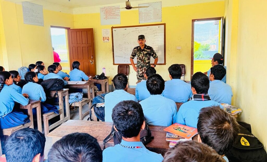 प्रकृति संरक्षणसम्बन्धी सचेतना जगाउँदै सेना
