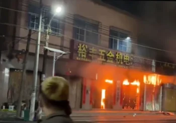 चीनको आवासीय भवनमा आगलागी, १२ जनाको मृत्यु