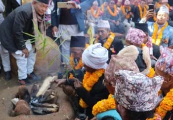 राष्ट्रिय महाधिवेशनका लागि दुमी किरात राईहरु खोटाङको खार्मीमा