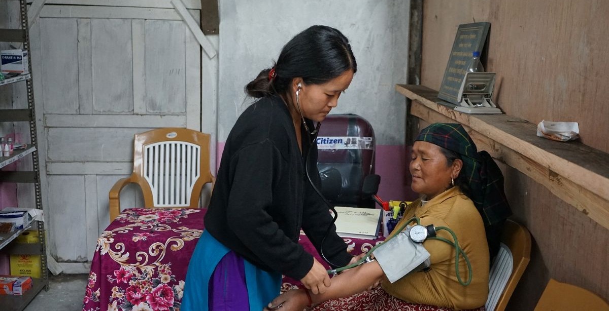 भोजपुर कोटमा निःशुल्क स्वास्थ्य शिविर