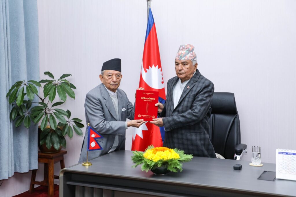 राष्ट्रपतिसमक्ष राष्ट्रिय मानवअधिकार आयोगको प्रतिवेदन पेस