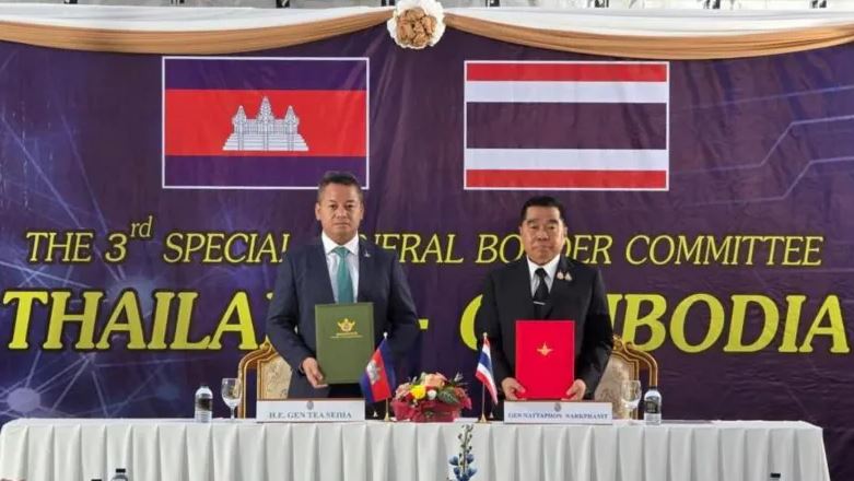 थाइल्यान्ड र क्याम्बोडियाबीच शान्ति सम्झौता