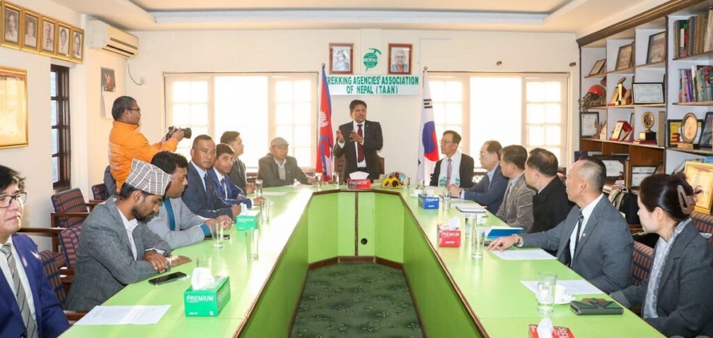 कोरियाली पर्यटन प्रवद्र्धनका लागि टान र काटाबीच समझदारी