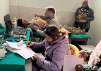 मुटुरोग उपचार शिविरमा साढे चार सयको निःशुल्क परीक्षण