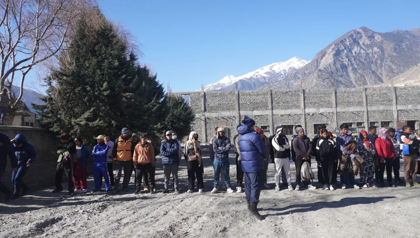 मुस्ताङमा ८० प्रतिशत निर्वाचन प्रहरी जिल्ला बाहिरका