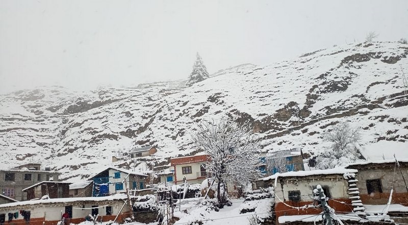 हिमपातपछि जुम्लामा जाडोले जनजीवन प्रभावित