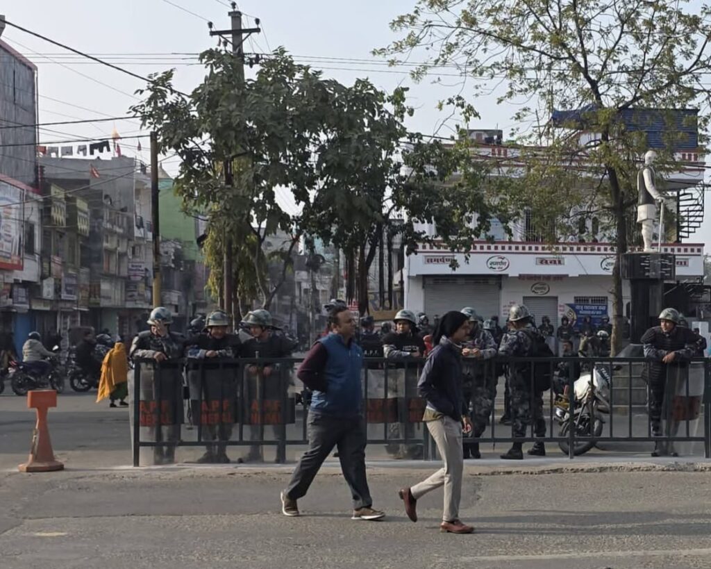 वीरगञ्जमा ६ बजेसम्म कर्फ्यू थपियो