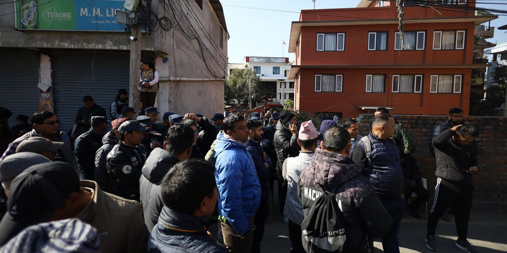 कांग्रेस कार्यालय सानेपामा तनाव, ठूलो संख्यामा सुरक्षाकर्मी परिचालन