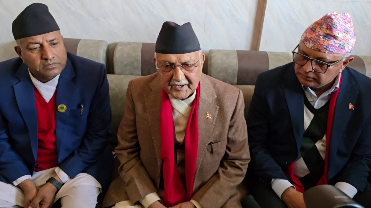 निर्वाचन आयोगमाथि प्रश्न उठ्न थाल्यो, शान्ति सुरक्षा अझै कायम हुन सकेको छैन : ओली