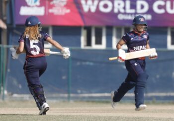 महिला टी–२० विश्वकप ग्लोबल छनोट : नेपाल स्कटल्यान्डसँग पराजित