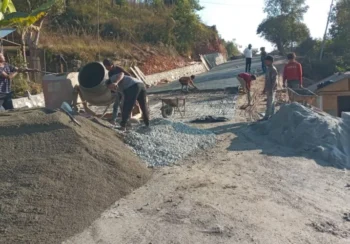 दमौली–केशवटार जोड्ने सडक कालोपत्र