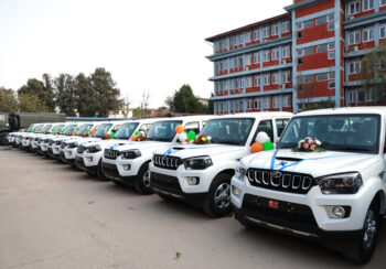 प्रतिनिधिसभा निर्वाचनका लागि भारतद्वारा ५८९ सवारीसाधन हस्तान्तरण