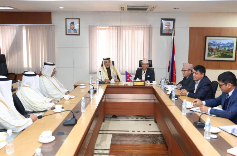 नेपाल-कतारबीच आर्थिक विकास, पर्यटन र लगानी सहकार्यबारे छलफल