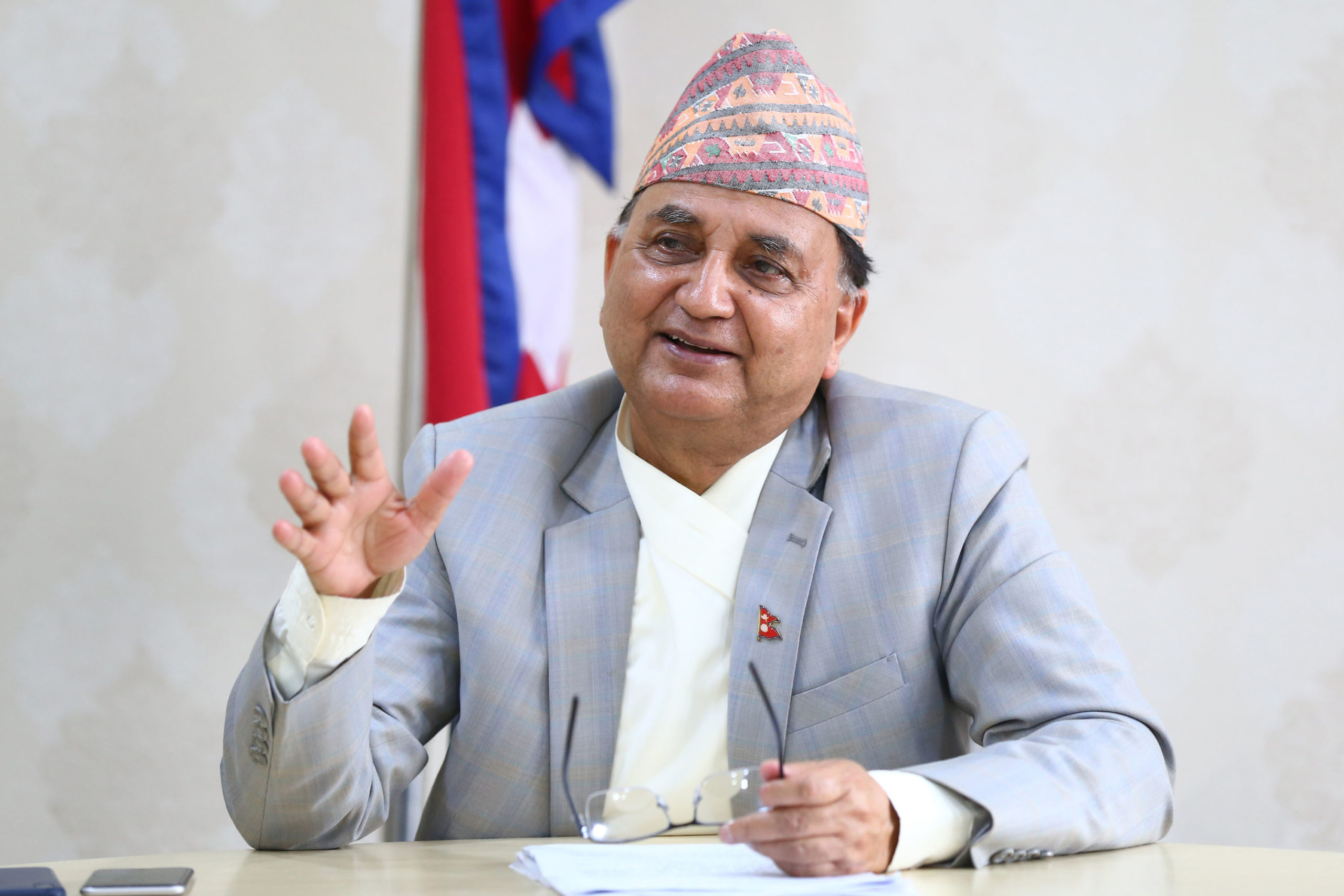 राष्ट्रिय हित र स्वाभिमानमा केन्द्रित घोषणापत्र ल्याउनेछाैँ : ईश्वर पोखरेल