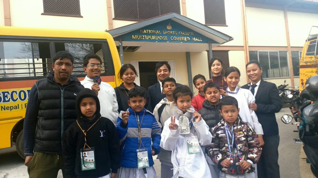 १०औँ राष्ट्रिय कराते च्याम्पियनसिपमा नेपाल ओकिनावा गोजु–रियु कराते संघका खेलाडी सफल